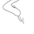 thumbnail image 2 of Lightning Bolt Charm Necklace with Gemstone, 2 of 6
