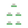 thumbnail image 3 of Baohd Sturdy And Durable Car Screw Bonnet Gaskets Made With Materials Easy To Install Car Modification Gasket Screws Green screw 5Set, 3 of 6