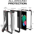 thumbnail image 2 of Metal Case for Samsung Z Fold 6 Military Grade Armor Rugged Case with S Pen Holder Metal Stand Hinge Protection Screen Protector Drop Tested Shockproof Full Cover case for Z Fold 6 (Black), 2 of 9
