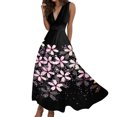thumbnail image 1 of TJAZFJPA Robe Qipao Femmes Femmes Été Aguichant Col en V Profond Formelle Sans Manches Longue Robe Dégradé Fermeture Éclair Robe Évasée Robes Blanches de Maternité Robes de Designer pour Femmes, 1 of 4