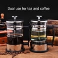 thumbnail image 4 of Regun Press Coffee Maker, French Press Coffee Pot Stainless Steel Glass Coffee Tea Maker Press Filter Pot, 4 of 8