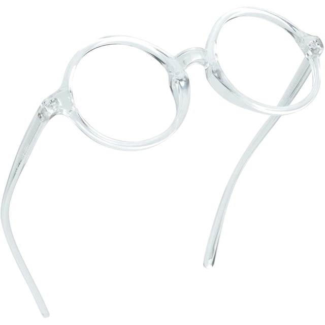 LifeArt Blue Light Blocking Computer Reading Glasses with Transparent Lens for Women/Men