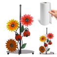 thumbnail image 2 of Piwvid Summer Spring Sunflower Paper Towel Holder Floral Kitchen Decor Flower Paper Holder Stand Home Decorations Tissue Holder Farmhouse Towel Stand for Countertop, 2 of 7