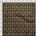 thumbnail image 3 of oneOone Tissu Popeline de Coton Rayé & Paisley Imprimé Ikat au Mètre 42 Pouces de Large, 3 of 4