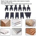 thumbnail image 2 of 11PCS Oscillating Tool Blades, Universal Wood Oscillating Multitool, Professional Oscillating Saw Blades, Quick Release Saw Blades, 2 of 5