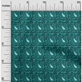 thumbnail image 1 of oneOone Silk Tabby Fabric Leaves & Paisley Block Printed Craft Fabric BTY 42 Inch Wide, 1 of 4