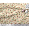 thumbnail image 3 of Soimoi Poly Georgette Fabric Leaves & Fox Face Cartoon Decor Fabric Printed Yard 52 Inch Wide, 3 of 3