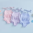 thumbnail image 4 of Girl Swimsuit Purple One Piece Swimsuits Quick Drying Teen Bathing Suits 3-6 Months, 4 of 4