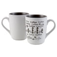 thumbnail image 1 of Mainstays Glaze  COFFEE CAFÉ white 13OZ Mug, 1 of 5