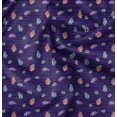 thumbnail image 1 of Soimoi Blue Poly Georgette Fabric Insect Printed Craft Fabric by The Yards 52 Inch Wide, 1 of 6