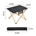 thumbnail image 3 of Ultralight Aluminum Portable Folding Table for Outdoor, Compact Camping Picnic Table BBQ Side Table, Easy Setup No Tools Required Durable 40lbs Capacity, 3 of 8