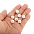 thumbnail image 4 of Unique Bargains Pendentifs Perles Factices 12 mm, Lot de 150 Perles Rondes Imitation Perle, Blanc Doré, 4 of 6