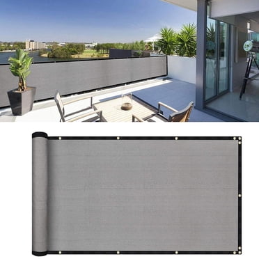Filet d'Ombrage pour Balcon Écran d'Intimité pour Balcon Couverture d'Écran d'Intimité Couverture d'Écran d'Intimité Couverture Couverture Clôture Résistante aux Intempéries Brise-Vent pour Extérieur Cour Arrière Patio