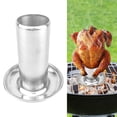 thumbnail image 2 of Stainless Steel Beer Can Chicken Stand - Perfect for Grilling or Oven Roasting,, 2 of 8
