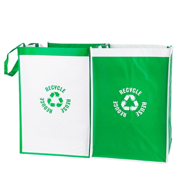 Xingzhi 2 Pcs Sac à Déchets Recyclés en PP avec un Savoir-Faire Exquis, Grande Ouverture et Résistant à l'Usure, Imperméable
