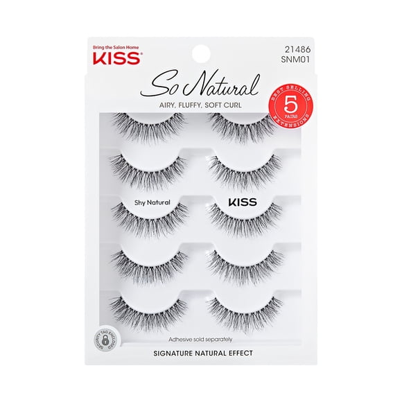 KISS So Natural 01, Natural, Strip Lash