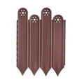thumbnail image 4 of Vacemry 4Pcs Yard Fence Mini Plastic Garden Fencing, Decorative Flower Bed Edging and Border for Lawn Patio Backyard, Home Landscape Yard Decor and Plants Protection, 4 of 9
