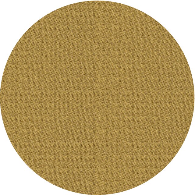 Ahgly Company Tapis d'Intérieur Lavables en Machine, Carrés Transitionnels Brun Bisque Foncé, 3' Carrés