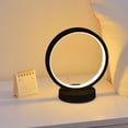 thumbnail image 3 of EGNMCR Lampe de Bureau Lampe de Chevet Lampe de Table avec Port de Chargement USB Lampe de Chevet, Mini Lampe de Table Ronde pour Chambre Salon Lampe de Chevet Veilleuse, 3 of 5
