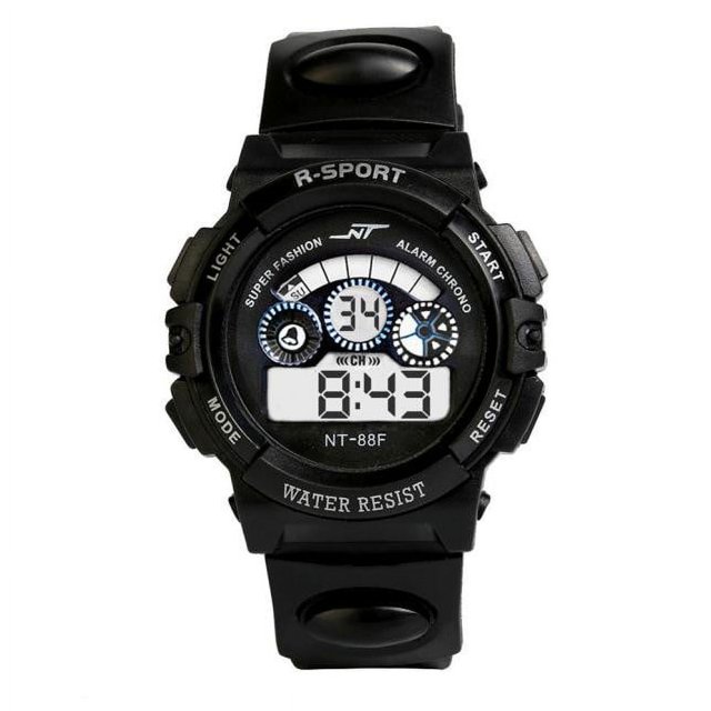 EGNMCR Mens Boy's Digital LED Quartz Alarm Date Sports Wrist Watch the watch