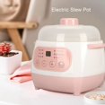 thumbnail image 4 of Crtynell 1L White Mini Ceramic Stew Cooker, 4 of 8