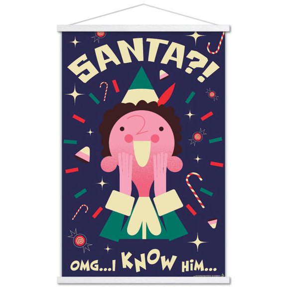 Elf - I Know Him Wall Poster, 14.725" x 22.375" Framed