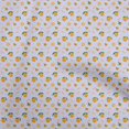 thumbnail image 1 of oneOone Georgette Viscose Pastel Purple Fabric Coffeeinated & Vaccinated Sewing Craft Projects Fabric Prints By Yard 42 Inch Wide, 1 of 4