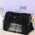 thumbnail image 1 of VONKY Spacious Cat Carrier Bag With Mesh Pockets For Easy Storage Making Pet Living More Comfortable. black, 1 of 6