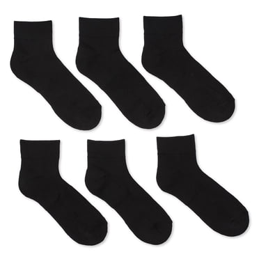 Athletic Works Women's Ankle Socks 6-Pack
