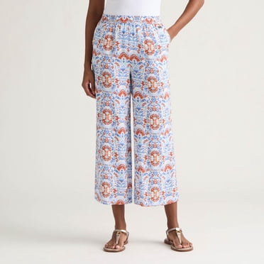 Mexx Women’s Printed Pull-On Culotte Pants