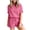 Pink, variant on DecSea Womens Two Piece Short Sets for Summer Cute 2 Piece Outfits 2024 Casual Short Sleeve Crop Top And Shorts Matching Sets