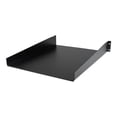 thumbnail image 3 of StarTech.com 2U Fixed Server Rack Mount Shelf, 22in Deep Steel Universal Cantilever Tray for 19" AV/Data/Network Equipment Rack with Cage Nuts & Screws, 50lbs Weight Capacity, 22" Deep - 2U Network Rack Shelf (CABSHELF22) - Rack shelf - black - 2U - 22" - for P/N: RK12OD2, RK2433BKM, RK2537BKM, RK3236BKF, RK4236BKB, RK4242BK24, RK4242BK30, 3 of 7