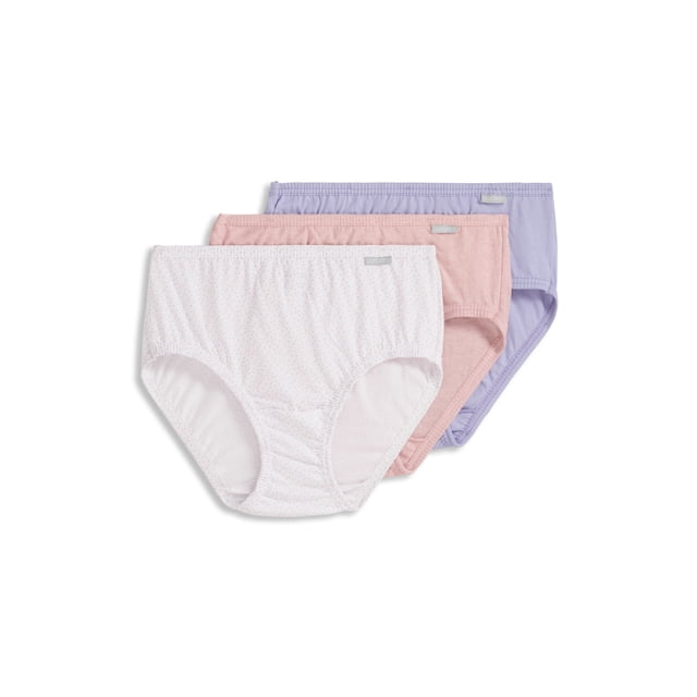 Jockey Women's 100% Cotton Elance Hipster - 3 Pack