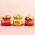 thumbnail image 4 of Money Bag Chinese Feng Shui Figurine Atrract Statue Ornament Good Luck Fortune A, 4 of 6