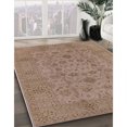 thumbnail image 2 of Ahgly Company Indoor Square Mid-Century Modern Light Copper Gold Oriental Area Rugs, 8' Square, 2 of 6