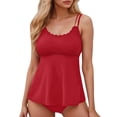 thumbnail image 1 of DGMIOCS Two Piece Bathing Suit Women's Bikini Red S, 1 of 9