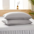 thumbnail image 1 of Pillow Cases Set of 2 Envelope Closure Pillow Covers Soft Brushed Microfiber Fabric Shrinkage and Fade Resistant 17.7*30 Inch Standard Size Machine Washable Bedding Accessories for Home Bedroom Decor, 1 of 5