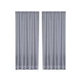 thumbnail image 2 of ZENGHUIJ Solid-Color Double-String Polyester Curtain Sheers Semi-Sheer Curtains Rod-Pocket Style Semi-Sheer Curtains, 2 of 6
