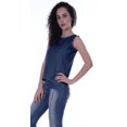 thumbnail image 3 of Moomaya Haut Sans Manches Uni pour Femmes Blouse en Schiffli Tunique Décontractée d'Été, 3 of 6