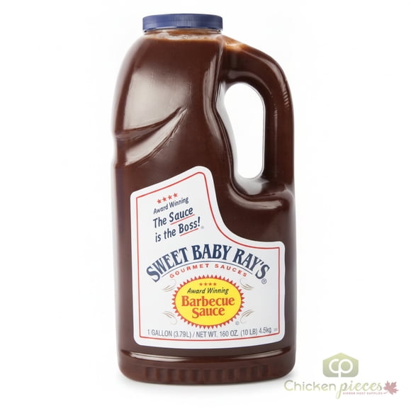 Sweet Baby Ray’s Original BBQ Sauce, 1 Gallon Jug (3.79L) – Sweet & Tangy Barbecue Sauce for Ribs, Chicken, Burgers, Pulled Pork & Foodservice