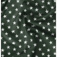 thumbnail image 1 of Soimoi Green Poly Georgette Fabric Stars Star Print Sewing Fabric BTY 42 Inch Wide, 1 of 6