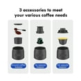 thumbnail image 4 of Machine à Café Portable 3 en 1 Eau Chaude/froide Cafetière Espresso Manuelle pour Capsules et Moulu Cafetière à Pression Manuelle Maison Voyage, VR, Randonnée, Bureau, 4 of 7