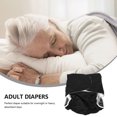 thumbnail image 5 of UPOUART 1Pack Washable Diaper Black Waterproof Adult Cloth for Incontinence Protection, 5 of 5