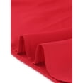 thumbnail image 5 of INSPIRE CHIC Haut Élégant en Mousseline de Travail pour Femme à Encolure Goutte Rouge P, 5 of 5