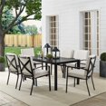 thumbnail image 2 of Afuera Living 7-Piece Metal/Polyester Outdoor Dining Set in Oatmeal/Bronze, 2 of 17