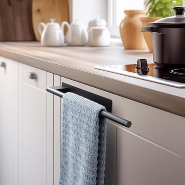 Storage for Bathroom Hand Towel Hand Towel Bar Self Adhesive Bathroom Towel Bar Stick Wall Stainless Steel Brushed Bathroom Organization
