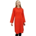 thumbnail image 1 of Phagun Kurti Droite Rouge Personnalisée pour Femme à Manches Longues en Coton Kurta Vêtements-6, 1 of 1