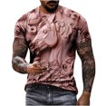 thumbnail image 2 of Weiqiqre T-shirt pour Homme Décontracté à Relief, Imprimé de Course, T-shirt Graphique, Extérieur, Quotidien, Vacances, Manches Courtes, Col Rond, Chandail à Porter au Quotidien, Extérieur, Rue et Centres de Villégiature, 2 of 6