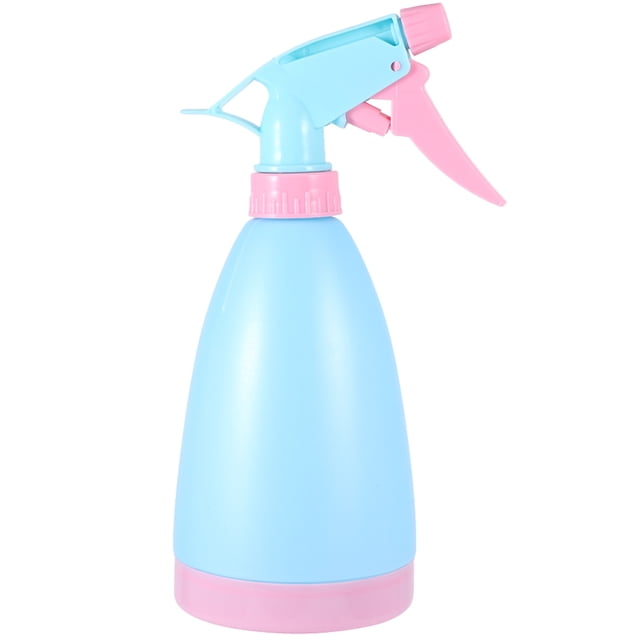 CIMAXIC Bouteille à Pression Manuelle, Bouteille Vaporisateur à Pression Manuelle, Bouteille Vaporisateur en Plastique, Grande Capacité, Contenant de Rangement en Plastique pour l'École (Bleu), 3.15"X3.15"X7.87 Pouces