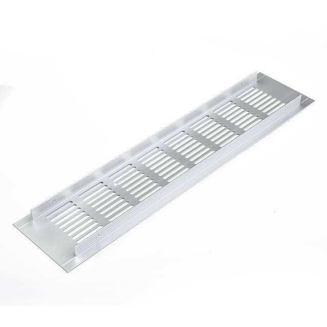 Grille de Ventilation à Lames Argentée 80*200/80*300/80*350 pour Évent d'Air